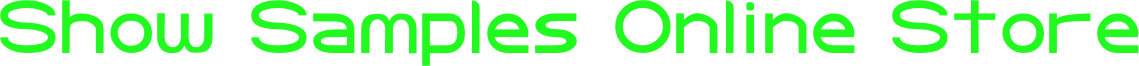 Show Samples Online Store